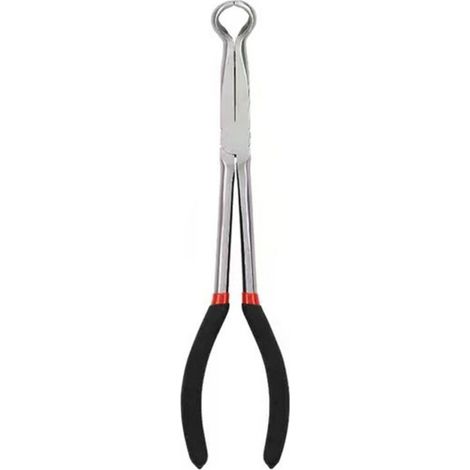 Pince à bougies d'allumage extra longue de 280 mm (11 pouces) avec tête annulaire, pince à bec long pour le retrait des fils de bougies d'allumage de voiture (1/5)