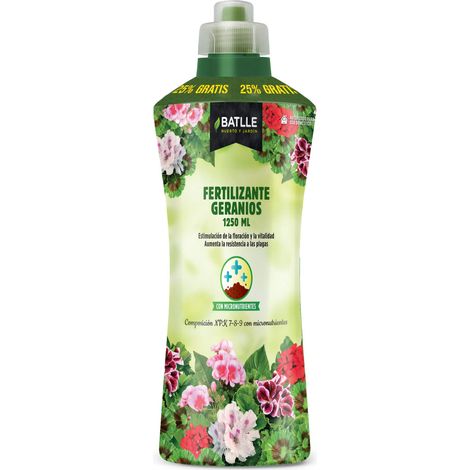 Engrais géraniums, 1250 ML (1/4)