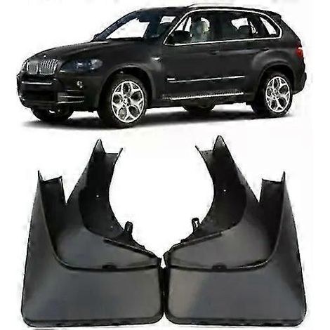 Garde-boue neufs de haute qualité (4 pièces) pour BMW X5 E70 2007-2013, bavettes de protection d'aile de voiture, montage direct (1/5)
