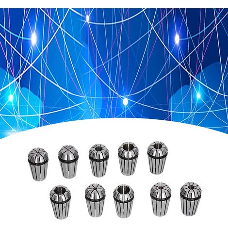 SKER1610PC03 10-teiliger Werkzeugsatz mit Kunststoffkoffer, von 1 mm bis 10 mm, Standardgenauigkeit. (1/5)