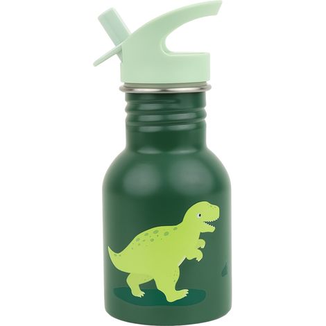 A little lovely company - Little stainless steel drink bottle - Dinosaur - 7 x 17 x 7 cm