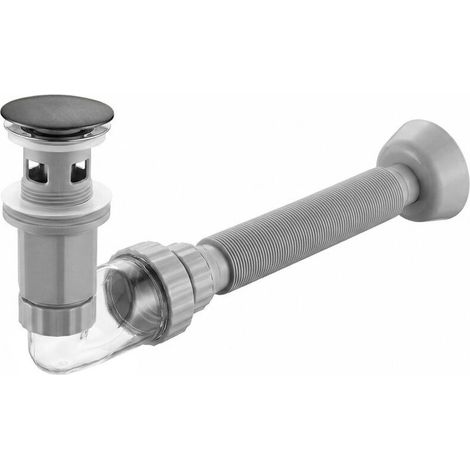 Siphon De Lavabo Universel Clic-Clac Flow Titanium (1/5)