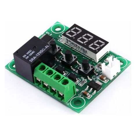 Eosnow Contrôleur de température numérique, module de thermostat de haute précision, indicateur LED léger avec capteur pour équipement d'automatisation, appareils électroménagers (1/4)
