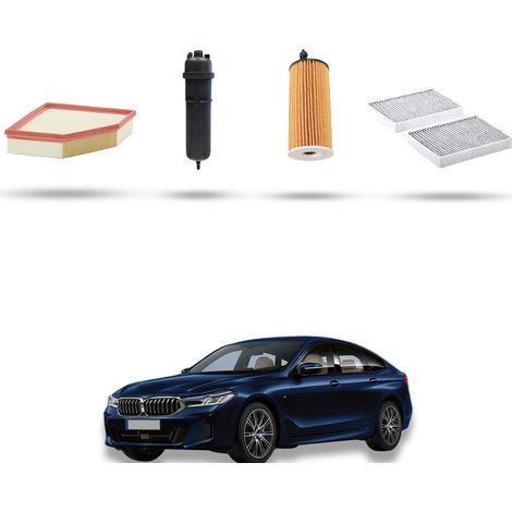 Kit tagliando 4 filtri compatibile con Bmw serie 6 (G32GT) 620d hybrid 140kw dal 2020 (1/5)