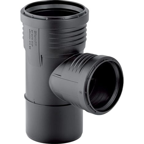 Geberit Silent-PP Abzweig 87,5 Grad Außendurchmesser 110mm, D1 75mm, 390549141 (1/5)