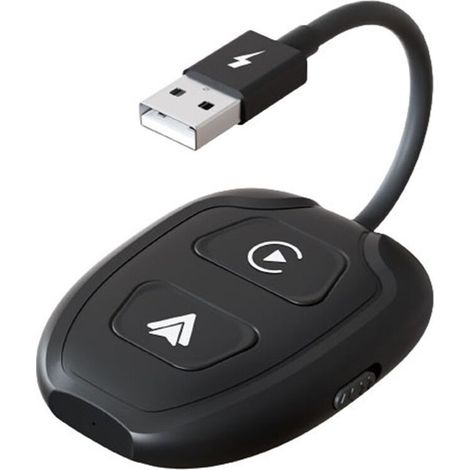 Adaptateur Vidéo CarPlay Sans Fil pour Voitures CarPlay Filaires et Android Auto. (1/2)