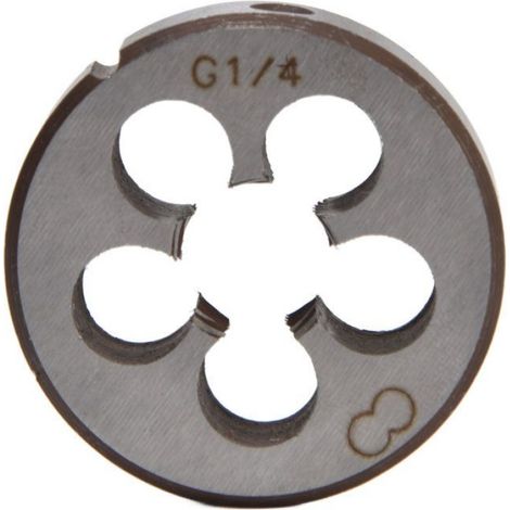 Matrice De Filetage - G1/4 - Acier Allié - 5 Trous À Copieux - Pour Tuyaux - 1 Pièce (1/5)
