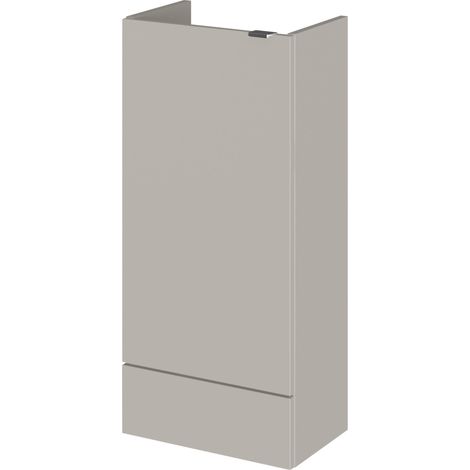Hudson Reed Fusion Compact Base Unit 400mm Wide - Pebble Grey