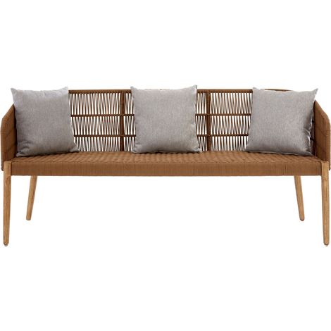 Interiors by Premier 3 Seat Grey Sofa, Improves Body Posture Bedroom Sofa, Built to Last Couch Sofa, Easy to Clean Lounge Sofa (1/5)