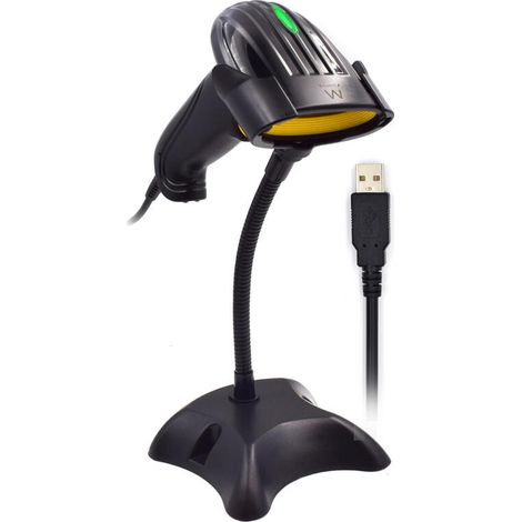 Lector Códigos EAN 2D de Uso General LED con Cable EWENT EW3410 (1/4)