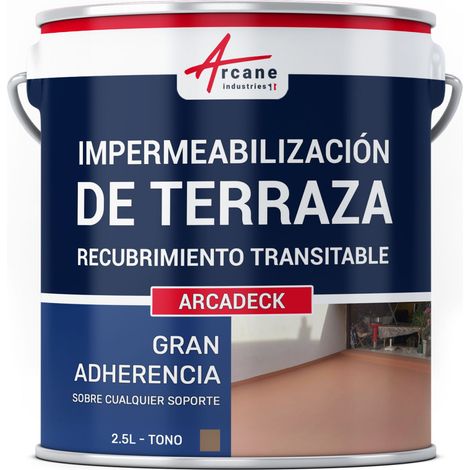 Membrana líquida transitable, Membrana para terrazas transitable, impermeabilización con ARCATERRASSE