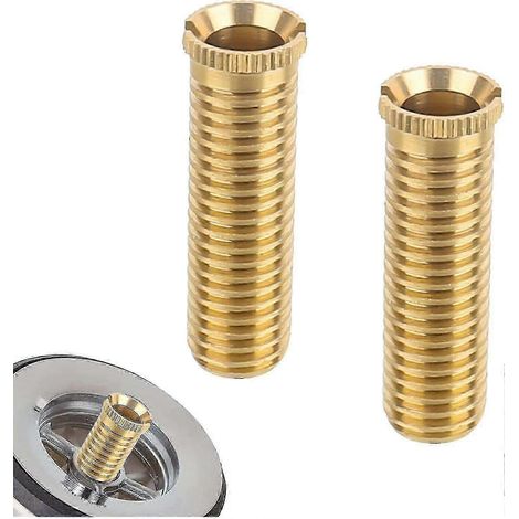 Lot de 5 vis creuses pour crépine d'évier de cuisine, vis pour panier de crépine d'évier et bouchon de bonde de lavabo 4,5 cm - hao (1/5)
