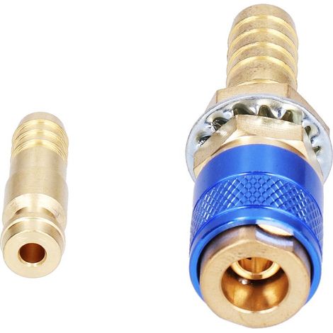 Raccord Rapide Bleu M10 pour Poste de Soudage TIG et Équipement de Soudure (1/5)