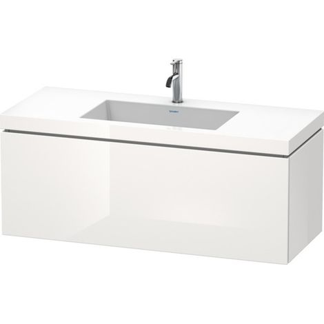 Duravit L-Cube c-bonded Ensemble suspendu, 1 tiroir, sans (1/2)