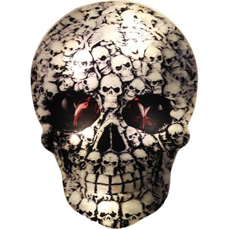 Lampe Squelette LED Décoration Halloween Luminaire Suspendu Citrouille Pile Longue Durée Plastique Robuste Effet Effrayant Fête (1/5)
