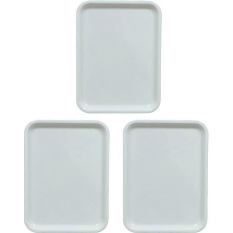 3PCS Rectangular Ink Mixing Palette for Printmaking, Watercolor, Oil Painting, Easy-to-Clean Paint Tray Plastic (1/5)