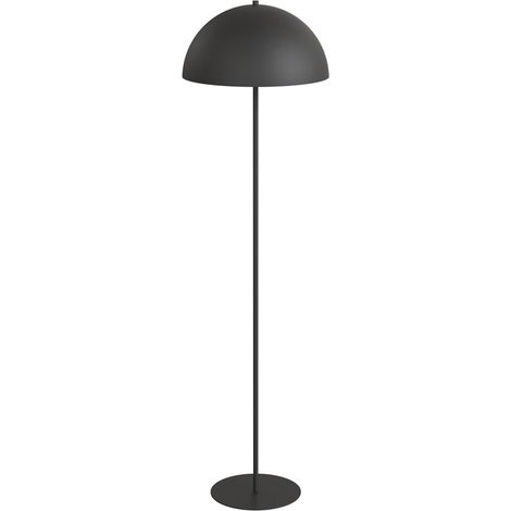 Piantana Moderno Demetra Acciaio Nero 1 Luce E27 Ip20 (1/5)
