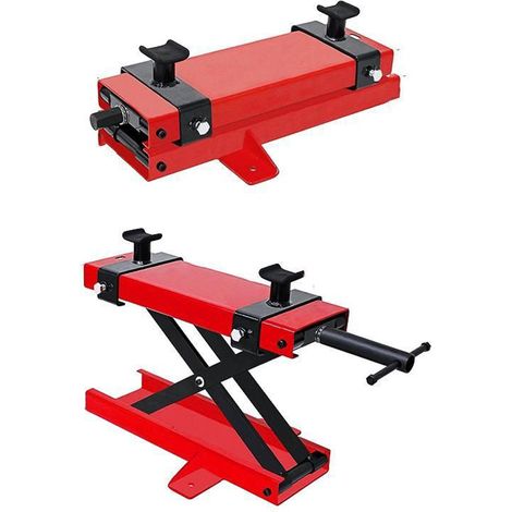 Professioneller, robuster Motorradheber aus Metall, stabil für Motorräder, ein robustes und zuverlässiges Hebewerkzeug. (1/3)