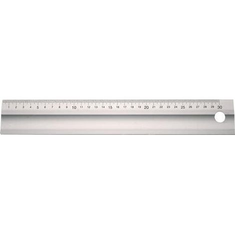 TECWERK Lineal L.300mm Alu.m.Griffmulde Q.50x5mm TECWERK (1/2)
