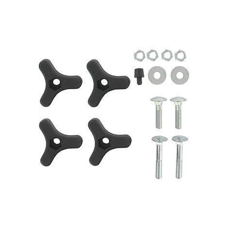 Vis-Set Mancheron 8 x 50 mm mit Flügeln für Castelgarden-Modelle - GGP - Stiga. Herkunft 381008691/0.