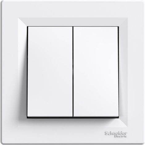 Schneider Electric – Connecteur à bougie Asfora – 2 bornes à vis – Blanc – Montage encastré – Indice de protection IP20 – Thermoplastique