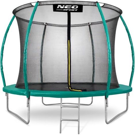 Trampolín de lujo - 312 cm - con red y escalera (1/3)