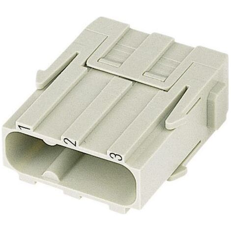 HARTING 09140033002 Insert mâle Han® C-Modul 3 + PE raccord à vis 1 pc(s) D10309 (1/4)