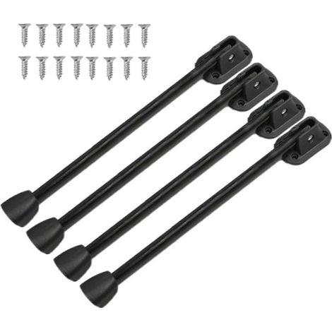 Pieds de table pliables, en forme de fer à cheval, faciles à assembler, adaptés aux tables et aux chaises, robustes et antidérapants, pieds de table en forme de fer à cheval de 34 cm. (1/5)
