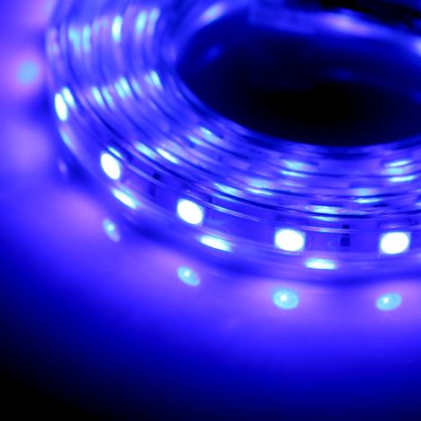 Wasserdichter SMD 5050 LED-Streifen, 220 V, 60 LEDs/m, flexibler, zuschneidbarer Streifen, blaues Licht, 1 Meter (1/3)
