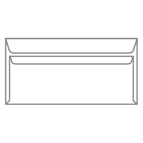 Buste metallizzate DL bianche SK 110x220 /1000 pezzi/ (1/2)