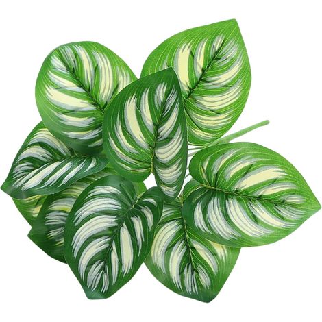 Plante Artificielle - Feuillage Réaliste - Décoration Murale Intérieure - Hauteur 33 Cm - Pour Salon Chambre Bureau - 1 Pièce (1/5)