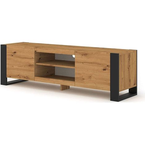 Meuble TV Side Board RTV Couleur Artisan 158x40x47cm (1/5)