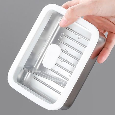 Boîte de fermentation en plastique pour pâte à pizza avec couvercle transparent anti-gel, fermeture hermétique pour valve à air, protection du pain, stockage des aliments, blanc, 20 x 13 x 8 (1/5)