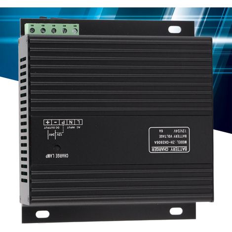 Chargeur de batterie pour groupe électrogène diesel, chargeur intelligent à charge d'entretien universel 12 V/24 V ZH-CH2806A (1/5)