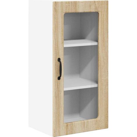 Meubles de Rangement,Armoire de cuisine avec étagère Chêne Sonoma 40 x 31 x 80 cm CFW884961 (1/5)