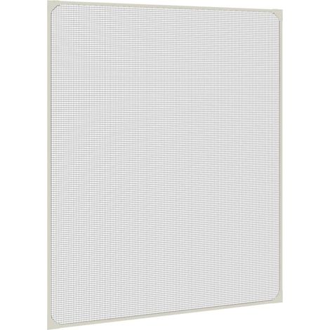 Moustiquaire magnétique pour fenêtres anthracite 100x120 cm