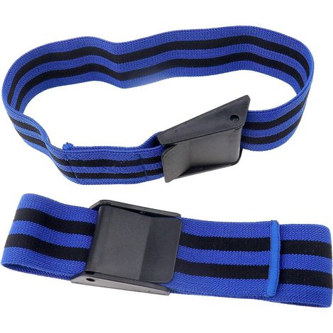 2pcs Sports Entranement Restriction De Circulation Sanguine D'occlusion Genouillre Style Bandeps Bandes Ceinture 90cm Pour Donner Croissance Muscu (1/4)