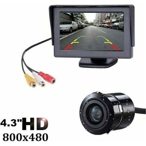 Kit de caméra de recul sans fil pour voiture/camion/fourgonnette/pick-up/camping-car avec écran de 4,3 pouces (1/4)