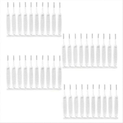 Brosse de nettoyage anti-calcaire pour pommeau de douche, outil d'entretien pratique, élimine les obstructions, 1 pièce (1/5)
