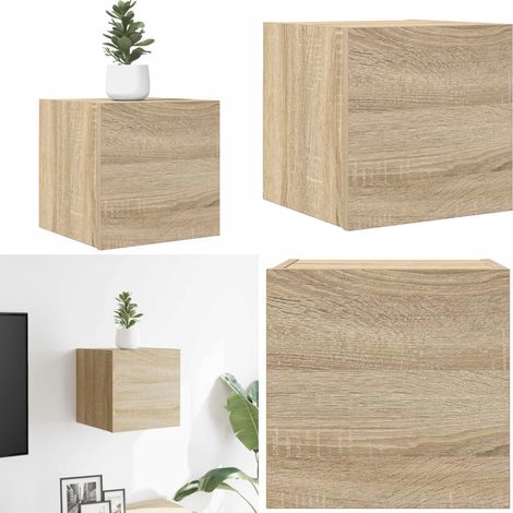 TV-Wandschrank Sonoma-Eiche 30,5x30x30 cm - TV Schrank - Wandschrank - Fernseherschrank - Regal - Wohnzimmer Dekoration - Home & Living (1/5)