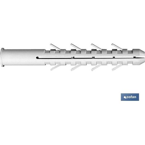 Pack 50 unidades taco extra largo anclaje andamios 14x100 mm