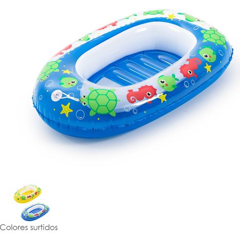 Piscinas balsa/barca niños barquita raft 102x69 cm (1/3)