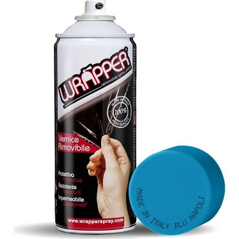 Wrapper Spray Vernice Removibile Tinta Ral - Colore: BLU NAPOLI