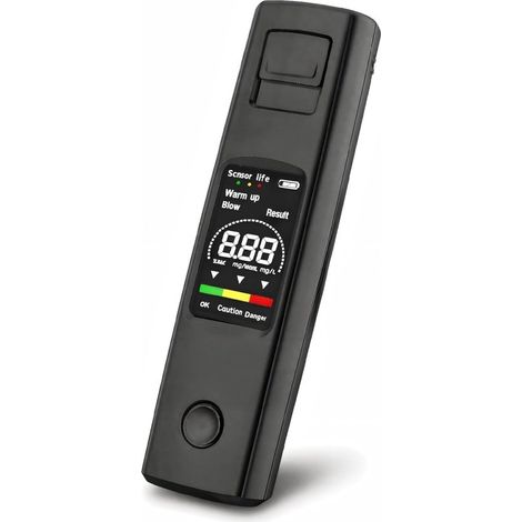 Testeur d'alcoolémie portable avec écran LCD numérique,sans embout buccal. Kits de test précis pour usage personnel et professionnel (1/5)