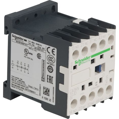 TeSys CA3K - contacteur - 2F+2O - instantané - 10A - 12Vcc (1/2)