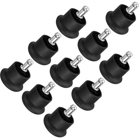 Patins de protection pour roulettes de chaises en fer et polyuréthane (1/5)