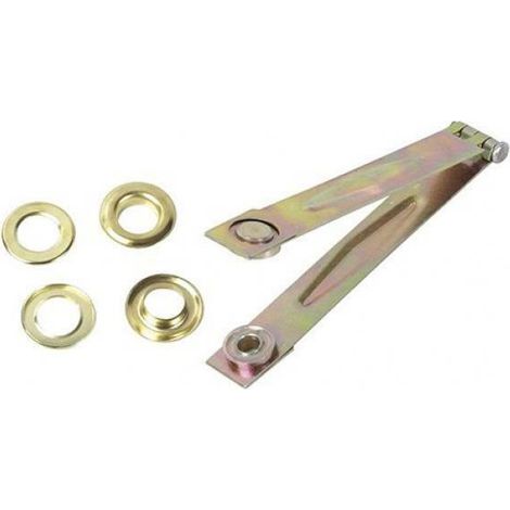 Pinza punzonatrice per occhielli in metallo da 155 mm con 50 occhielli