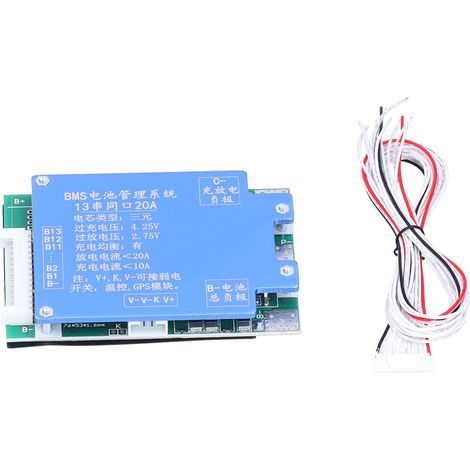 Chargeur de batterie lithium 13S 48V 20A avec module de protection BMS et port GP5, pour vélo électrique et scooter (1/5)