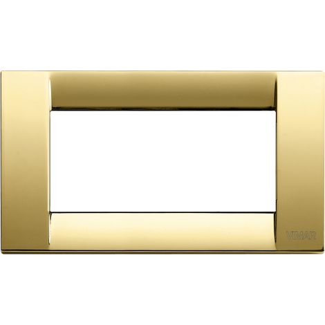 VIMAR - 16734.32 Placca Classica 4M oro lucido