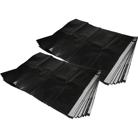 vhbw 20x sacchetto compatibile con Bosch GAS 55 M AFC Professional aspirapolvere - plastica, 9,2cm x 7,05cm nero